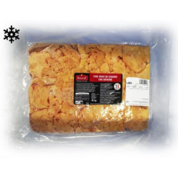 foie gras surgelé, poche de 4K